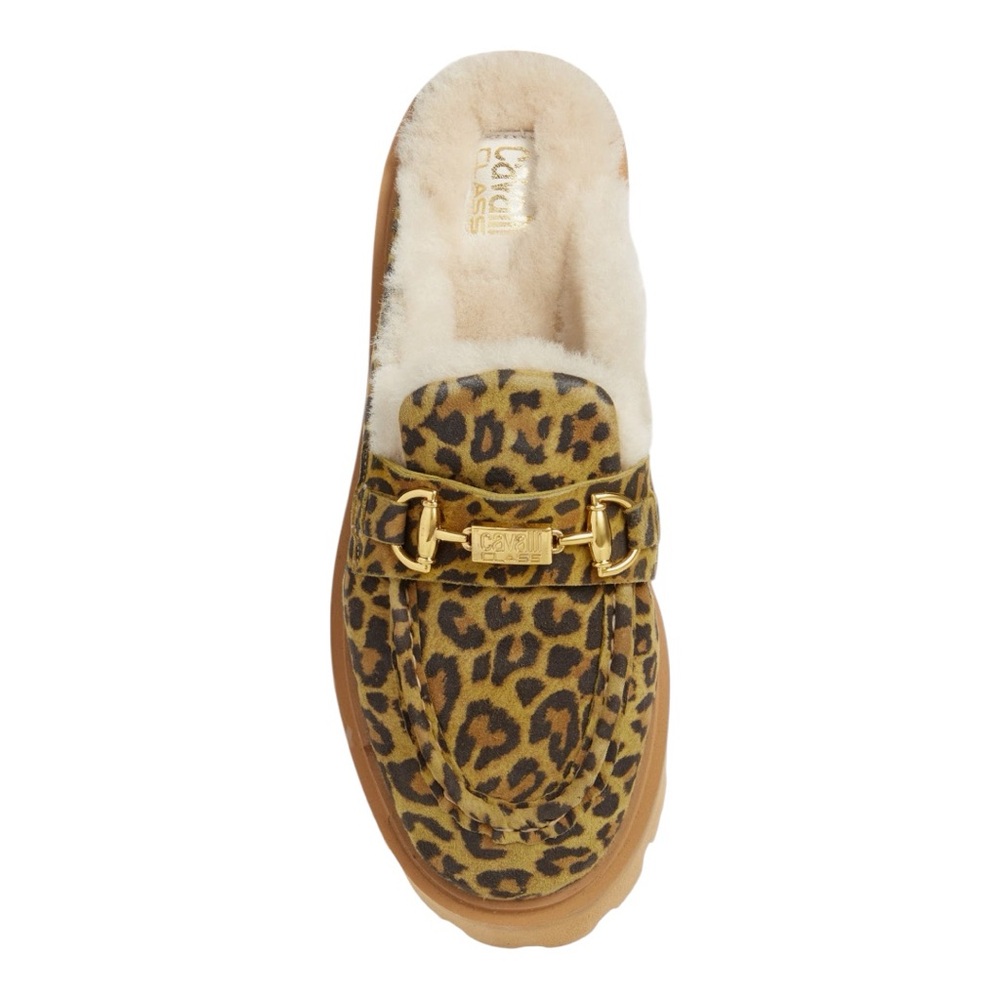 Roberto Cavalli
Cortina Faux Fur
Lug Loafer Mule size (8)
